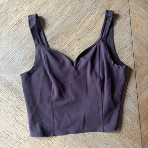 Abercrombie Cropped Brown shirt